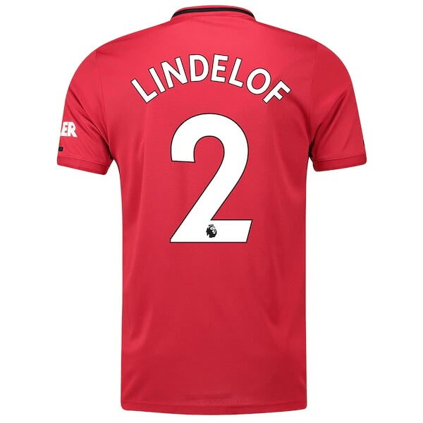 Replicas Camiseta Manchester United NO.2 Lindelof 1ª 2019/20 Rojo